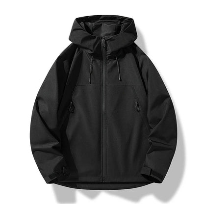 Veste à capuche avec poches zippées pour hommes