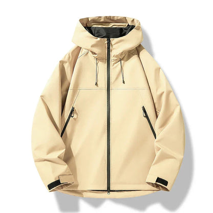 Veste à capuche avec poches zippées pour hommes