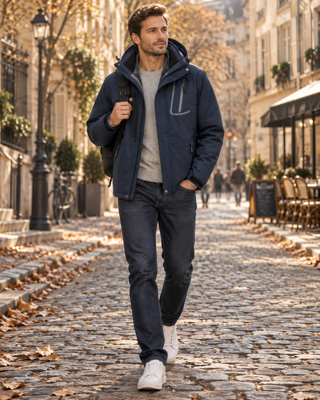 Veste à capuche pour hommes