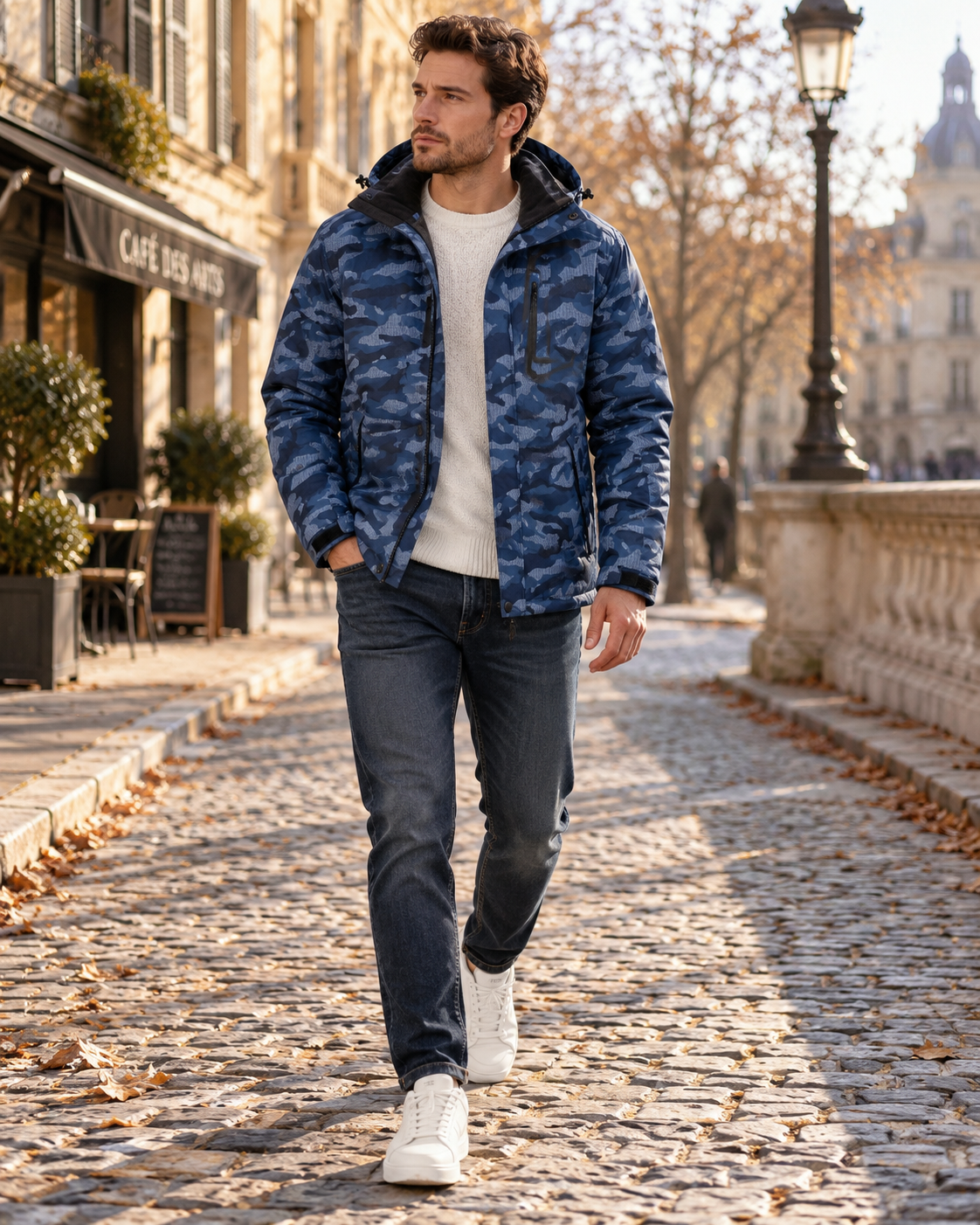 Veste à capuche pour hommes