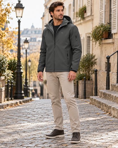 Veste à capuche pour hommes
