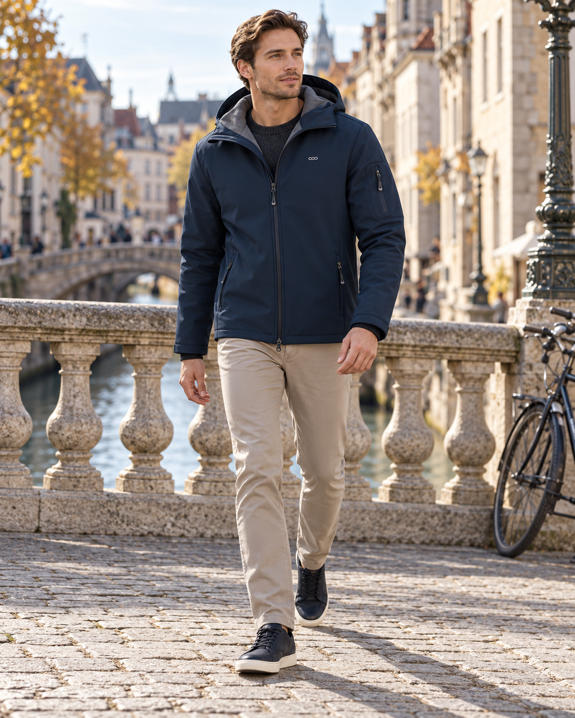 Veste à capuche pour hommes