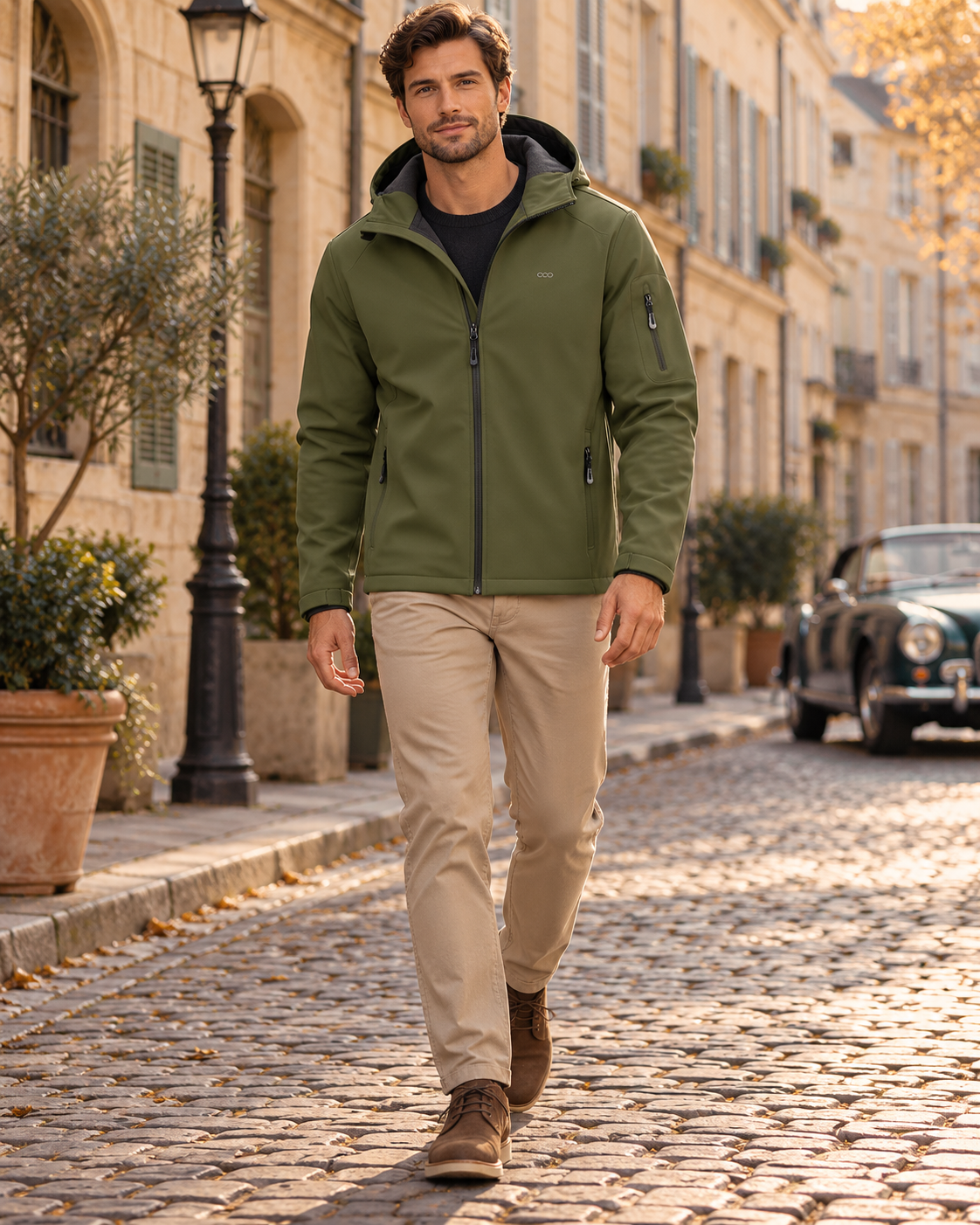 Veste à capuche pour hommes