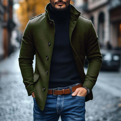 Veste à col montant pour hommes