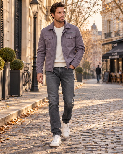 Veste à poches multiples pour hommes