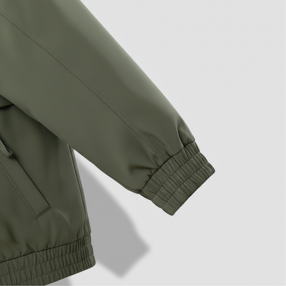 Veste bomber à col chemise pour hommes