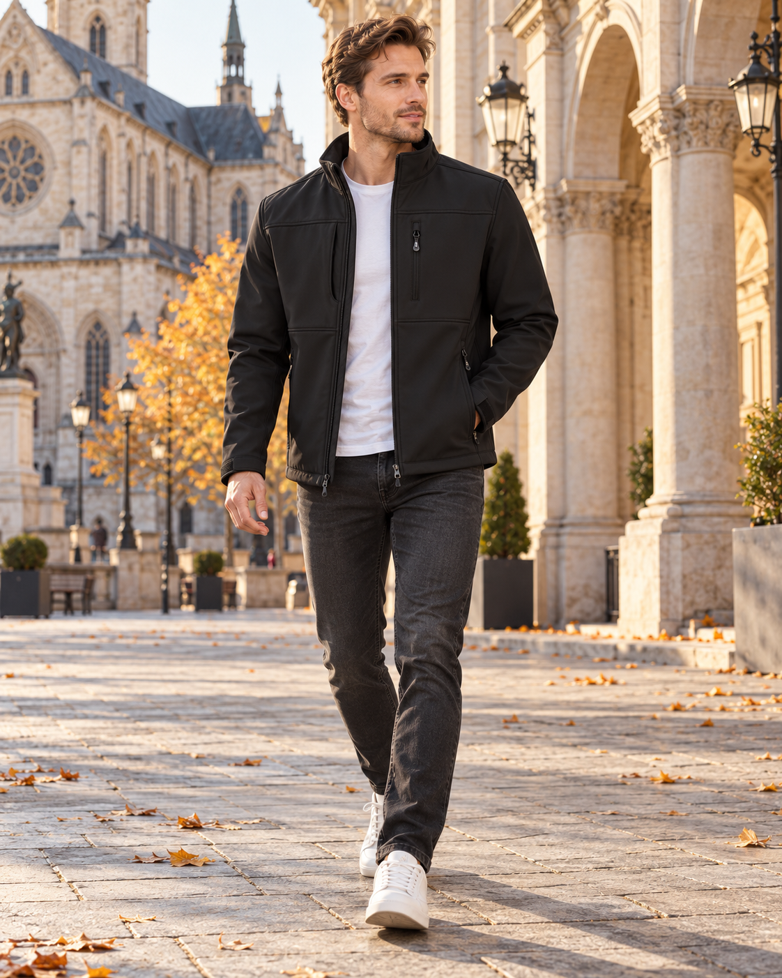 Veste softshell pour hommes