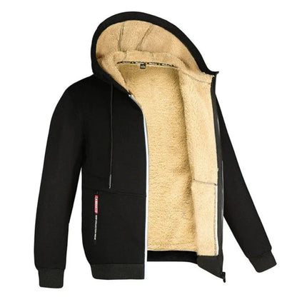 Veste zippée à capuche pour homme