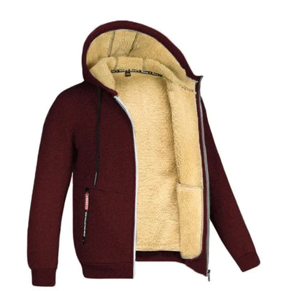 Veste zippée à capuche pour homme