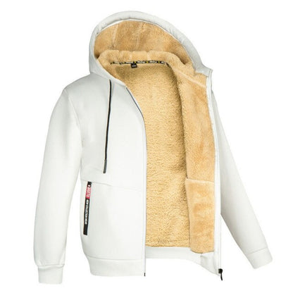 Veste zippée à capuche pour homme