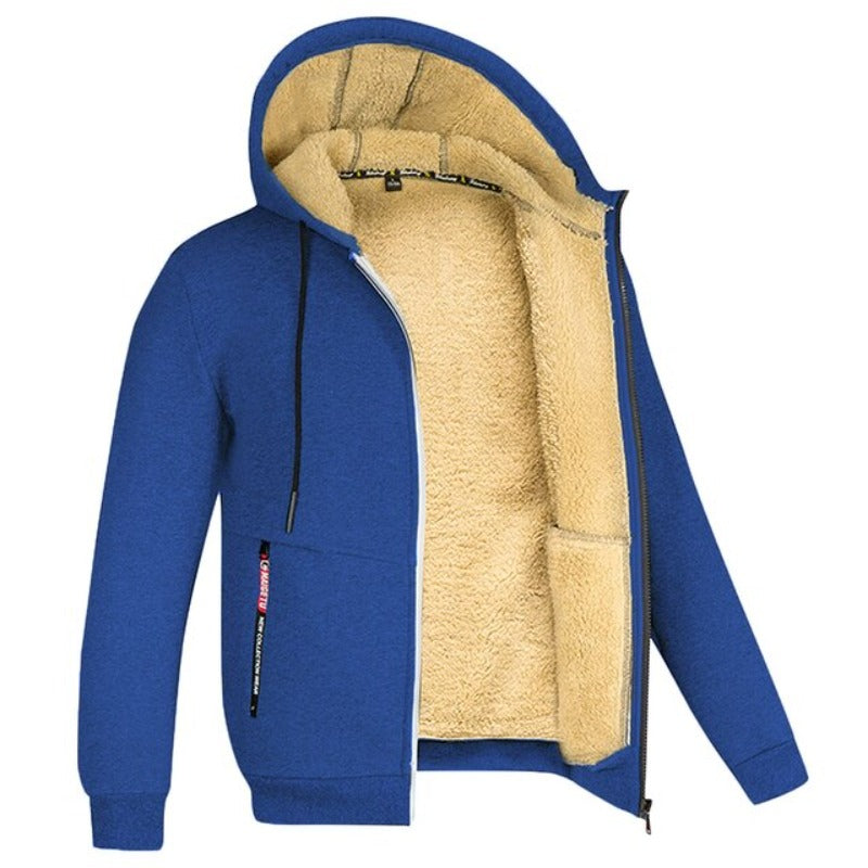 Veste zippée à capuche pour homme
