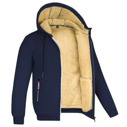 Veste zippée à capuche pour homme