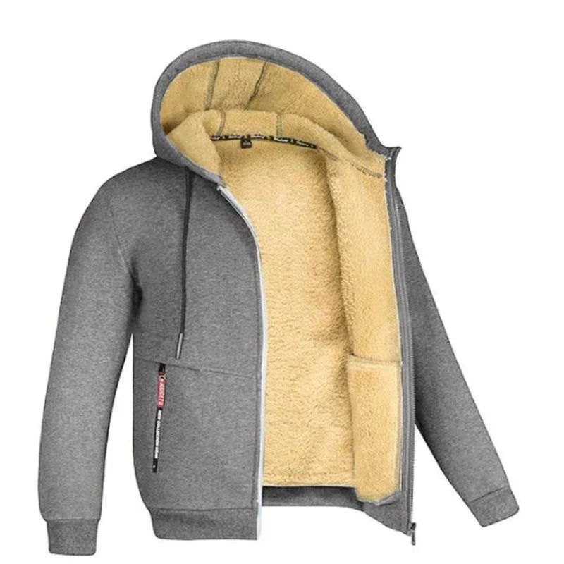 Veste zippée à capuche pour homme