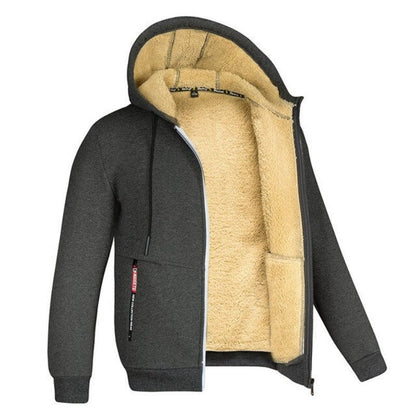 Veste zippée à capuche pour homme