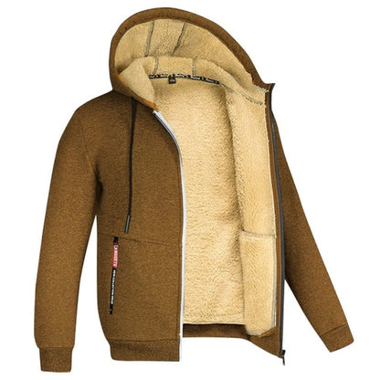 Veste zippée à capuche pour homme