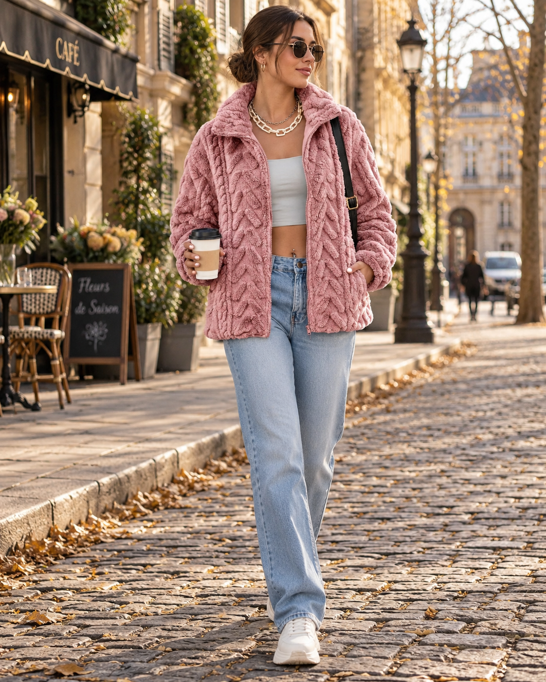 Veste zippée pour femmes