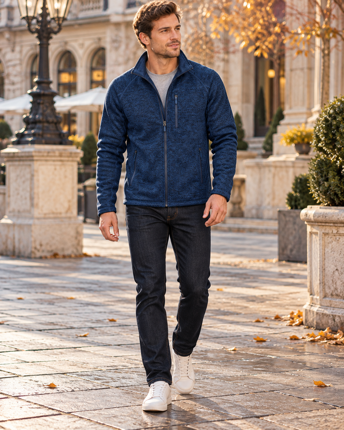 Veste zippée pour homme