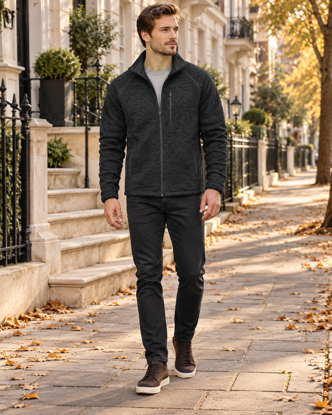 Veste zippée pour homme