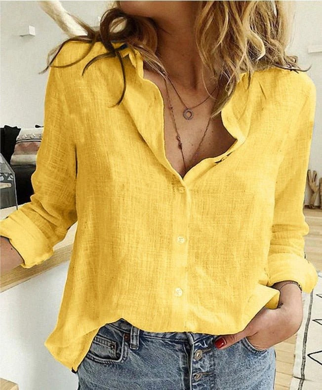 Blouse avec Motif Imprimé ou Uni pour Femme | Idéale pour le Travail ou les Sorties Décontractées