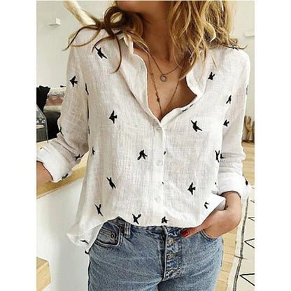 Blouse avec Motif Imprimé ou Uni pour Femme | Idéale pour le Travail ou les Sorties Décontractées