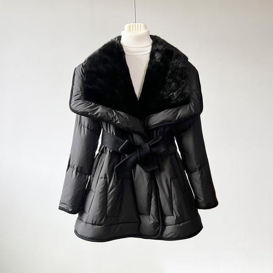 Manteau Long avec Col Large pour Femme | Idéal pour L’Hiver