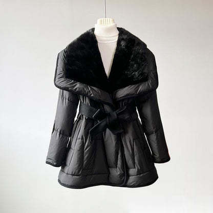 Manteau Long avec Col Large pour Femme | Idéal pour L’Hiver