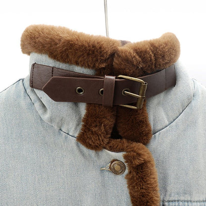 Veste Longue À Poches Multiples avec Col Structuré pour Femme | Idéale pour L’Hiver
