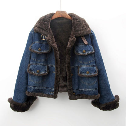 Veste Longue À Poches Multiples avec Col Structuré pour Femme | Idéale pour L’Hiver