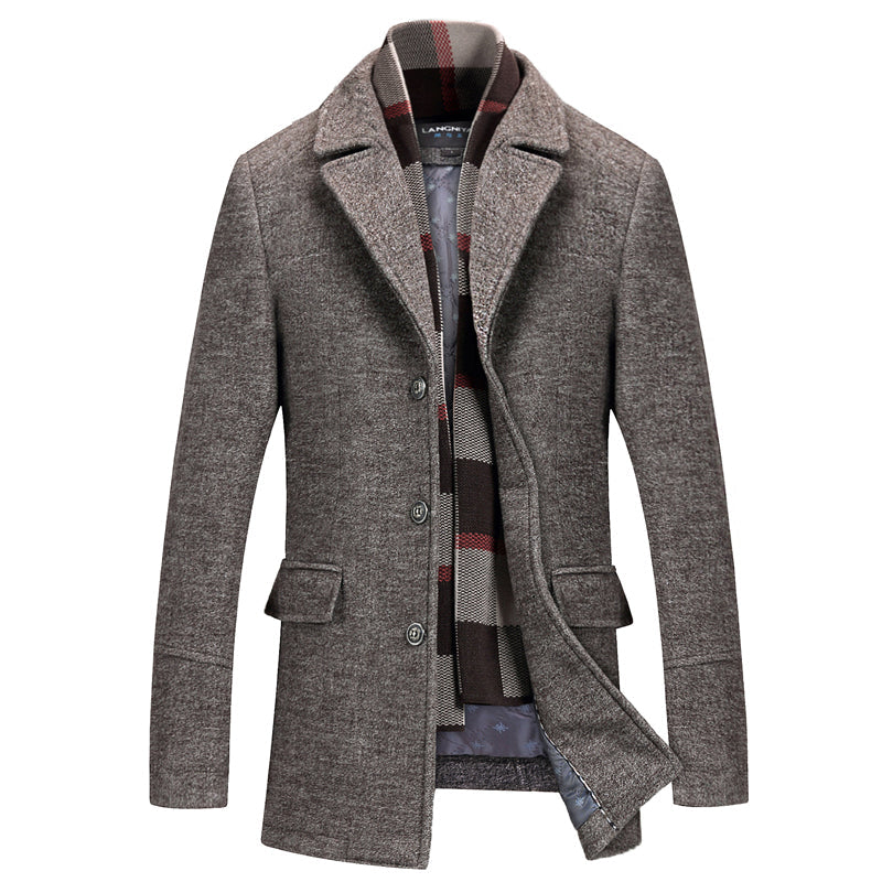 Veste Casual avec Coupe Ajustée pour Homme | Idéale pour l’Automne et l’Hiver