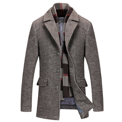 Veste Casual avec Coupe Ajustée pour Homme | Idéale pour l’Automne et l’Hiver