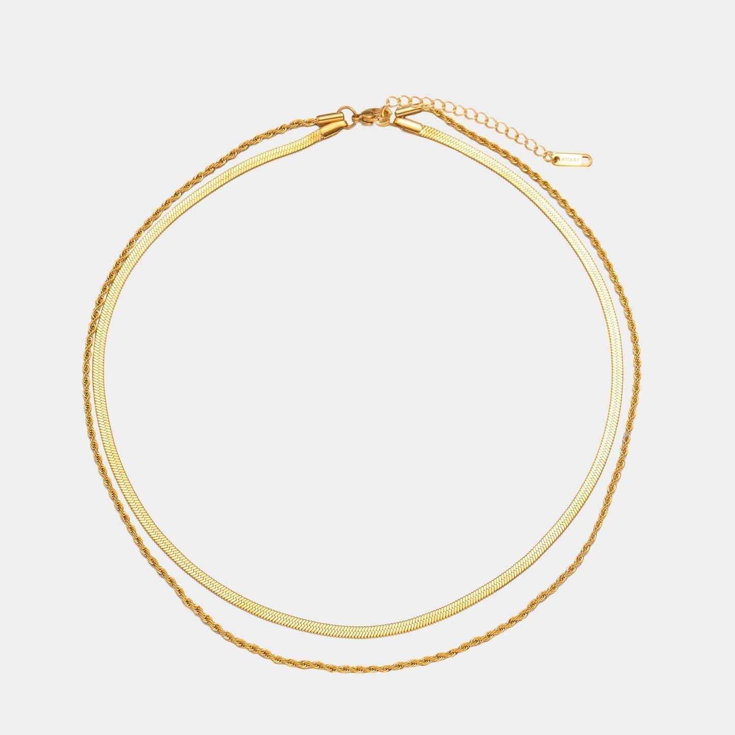 Collier Superposé À Double Chaîne pour Femme | Idéal pour Les Tenues Quotidiennes