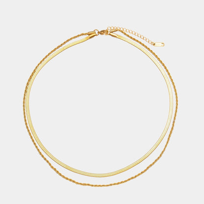 Collier Superposé À Double Chaîne pour Femme | Idéal pour Les Tenues Quotidiennes