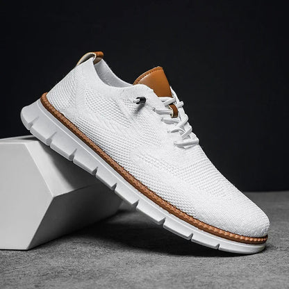 Chaussures à lacets avec tige tricotée pour hommes | Idéal pour les sorties décontractées