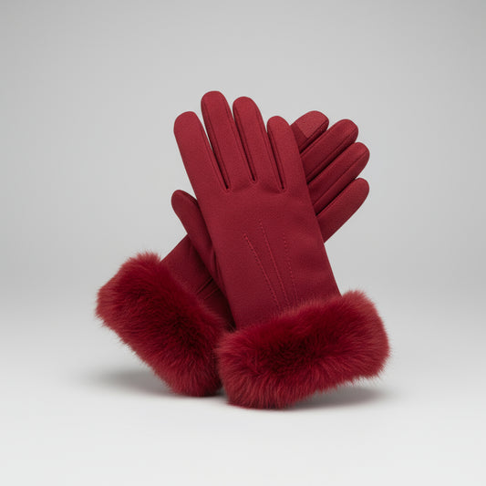Dames suède handschoenen - tijdloos en chique ontwerp