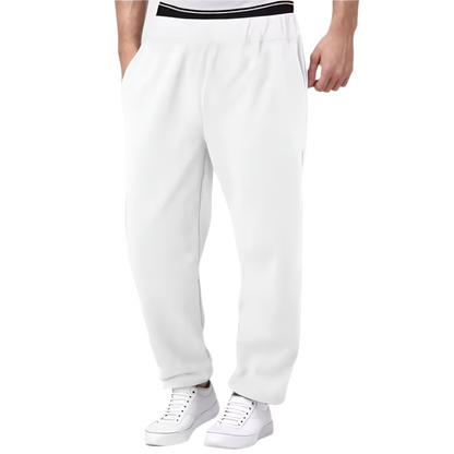 Pantalon De Survêtement Droit Avec Taille Élastique Pour Homme | Idéal Pour Un Usage Quotidien