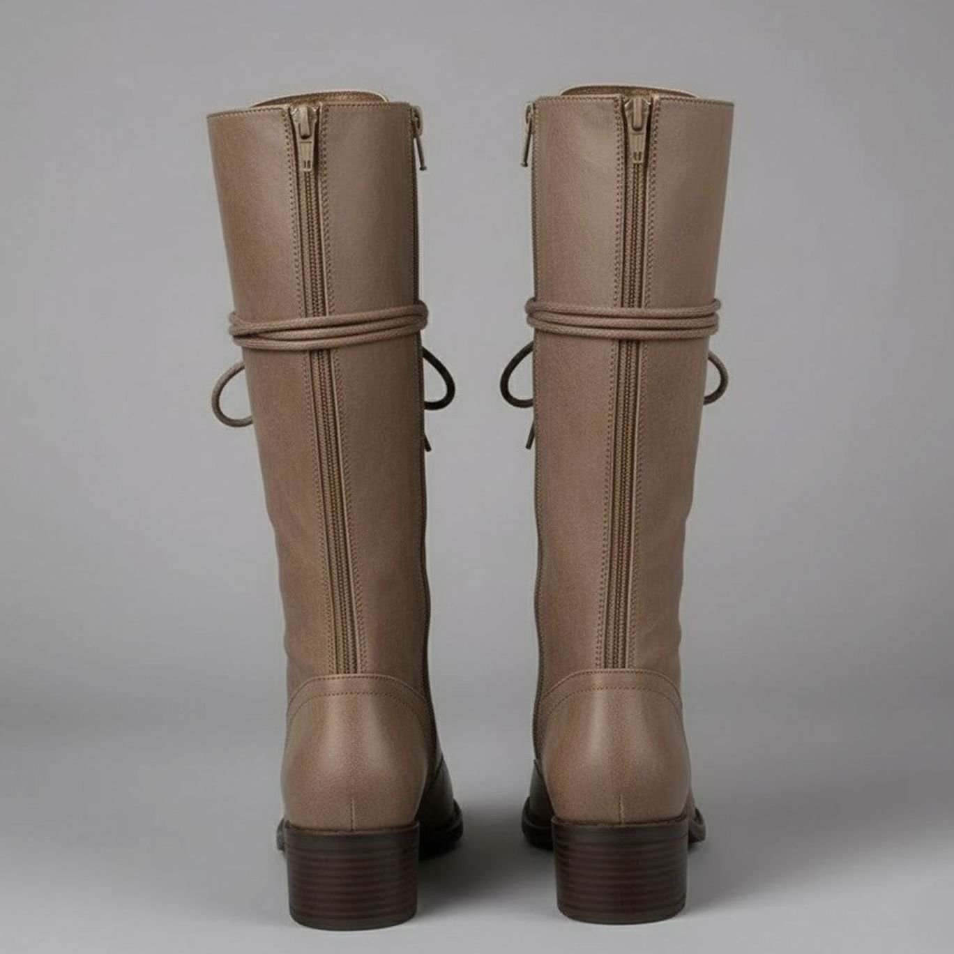 Bottes montantes à lacets pour femmes