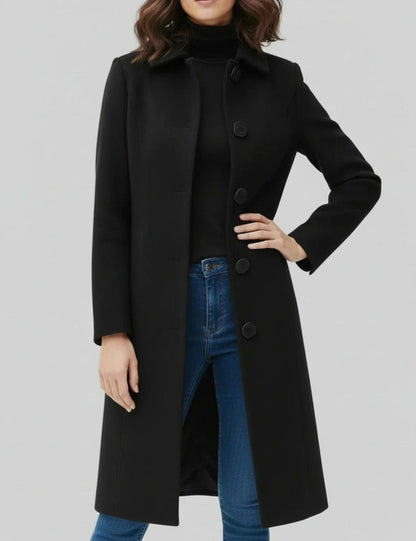 Manteau à col chemise pour femmes