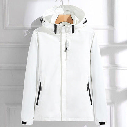 Veste à capuche avec poches zippées pour femme | Idéal pour les sorties en extérieur