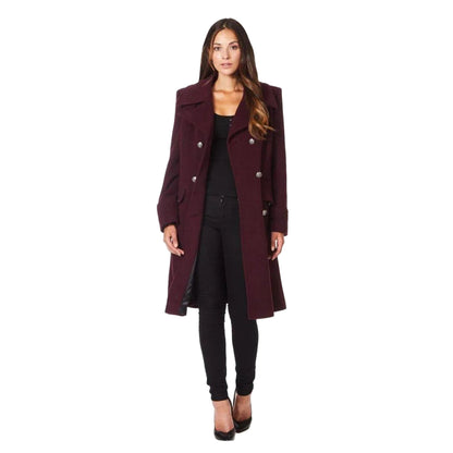 Manteau Mi-Long à Double Boutonnage pour Femme | Idéal pour la Saison Froide