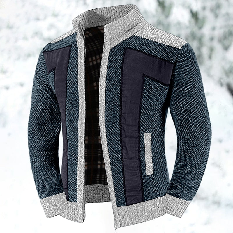 Gilet à col montant pour hommes