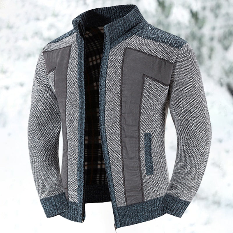 Gilet à col montant pour hommes