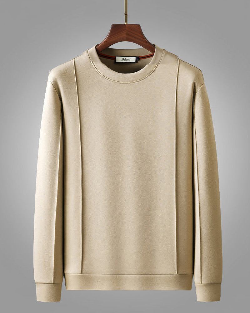 Ensemble Deux Pièces avec Haut Col Rond et Pantalon pour Homme | Idéal pour les Moments de Détente