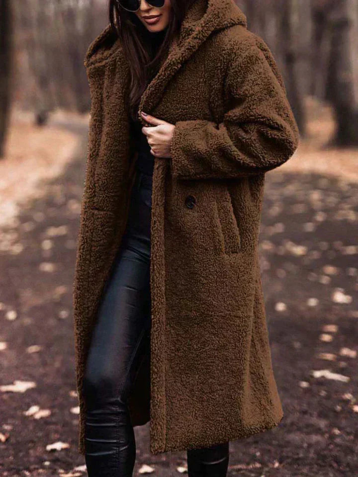 Manteau Long avec Capuche et Coupe Oversize pour Femme | Idéal pour l’Hiver