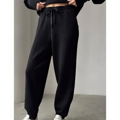 Ensemble Deux Pièces Avec Haut Décontracté Et Pantalon Jogger Pour Femme | Idéal pour un Usage Quotidien