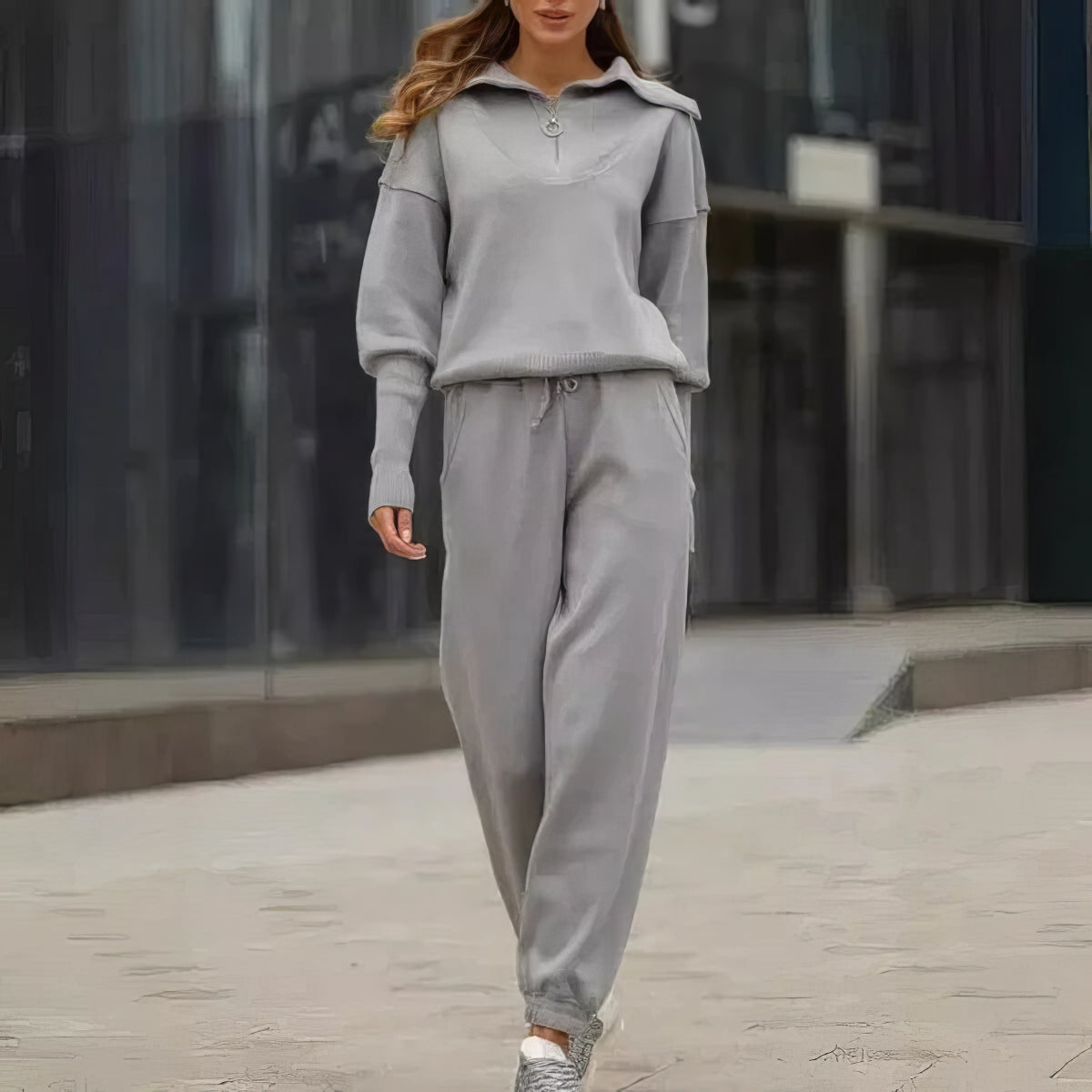 Ensemble Deux Pièces Avec Haut Décontracté Et Pantalon Jogger Pour Femme | Idéal pour un Usage Quotidien