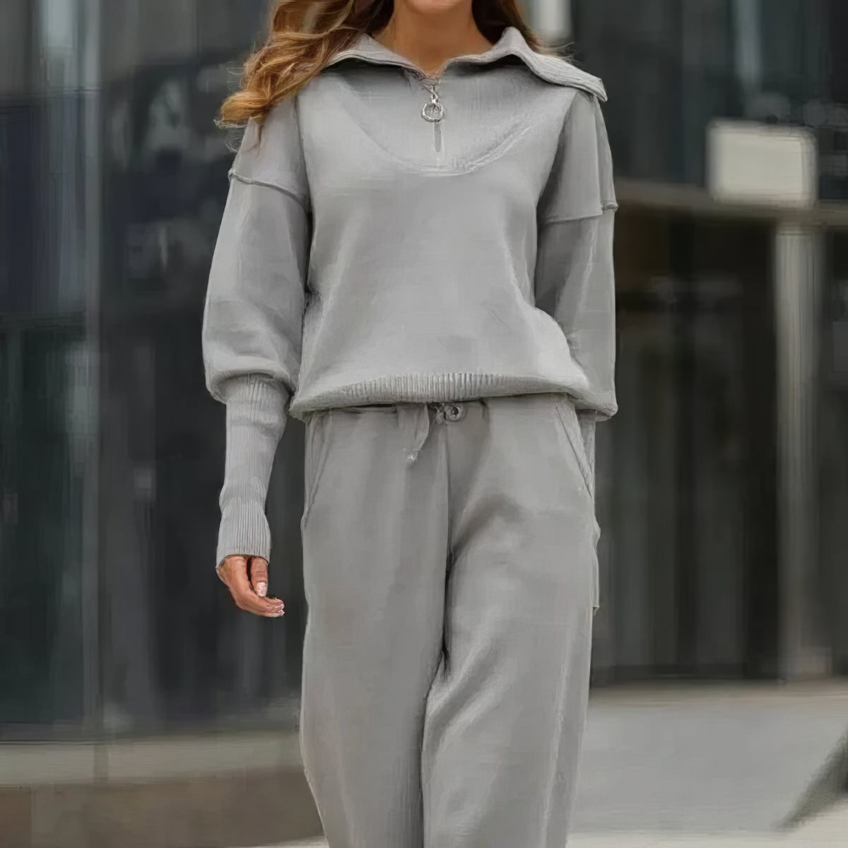 Ensemble Deux Pièces Avec Haut Décontracté Et Pantalon Jogger Pour Femme | Idéal pour un Usage Quotidien
