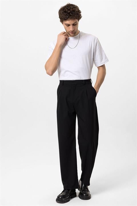 Pantalon À Pinces pour Homme Avec Taille Haute | Idéal pour Le Bureau