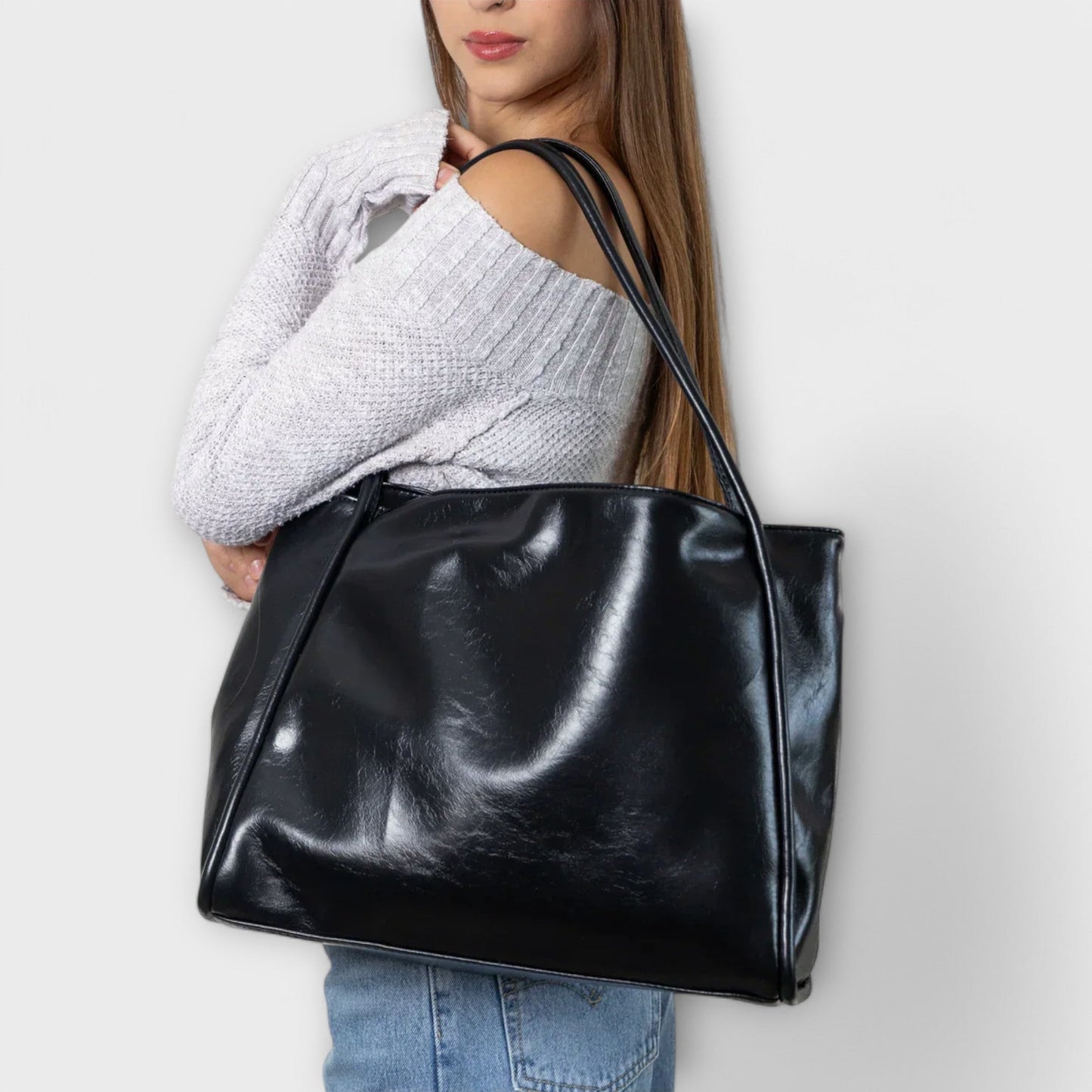 Sac À Main Structuré Avec Compartiments Intérieurs Et Anses Pour Femme | Idéal Pour Un Usage Quotidien