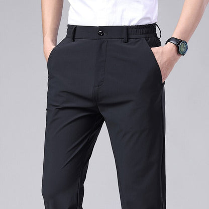 Pantalon Business Stretch avec Coupe Slim pour Homme | Idéal pour le Travail et les Réunions Professionnelles