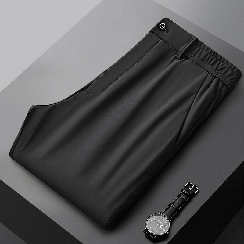 Pantalon Business Stretch avec Coupe Slim pour Homme | Idéal pour le Travail et les Réunions Professionnelles